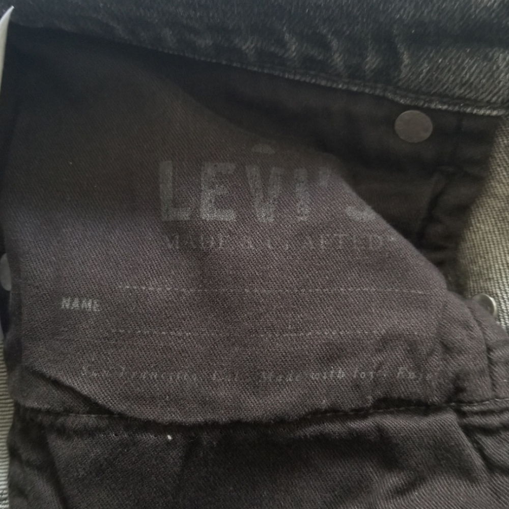 Levi's Made & Crafted Cigarette Slim Mid Rise Cropped Ankle Jeans Size 2… - Picture 11 of 14